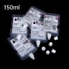 5Pcs 150ml Reusable Drink Bag Transparent PVC Juice Blood Bags Halloween Party Cosplay Vampire Pouch Props Halloween Kids