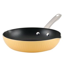 Style 10 Inch Nonstick Cookware Frying Pan, Dishwasher Safe and Oven Safe to 500°F, Yellow