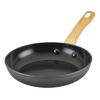 Forged Induction 8.25 Inch Ceramic Nonstick Frying Pan, Dishwasher Safe and Oven Safe to 500°F, Black