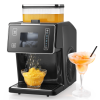 Snowflake Ice Maker-44-pound 24-hour ice maker with stainless steel blades, PVC construction, BPA-free, LED display with auto-cleaning program