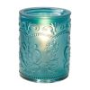 Amelia Embossed Full Size Fragrance Warmer, Teal
