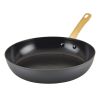 Forged Induction 12.25 Inch Ceramic Nonstick Frying Pan, Dishwasher Safe and Oven Safe to 500°F, Black