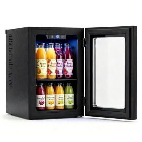 0.6 Cu.Ft Mini Beverage Refrigerator with Digital Touch Control 40F-61F Adjustable Thermostat