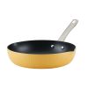 Style 11.25 Inch Nonstick Frying Pan, Dishwasher Safe and Oven Safe to 500°F, Yellow