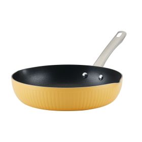 Style 11.25 Inch Nonstick Frying Pan, Dishwasher Safe and Oven Safe to 500°F, Yellow