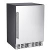 24-Inch Indoor/Outdoor Beverage Refrigerator, 150 QT Freestanding or Undercounter Beverage Fridge