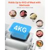 Meat Tumbler Marinator, 10L Vacuum Tumbler Marinating Machine with Automatic Bidirectional Rotation