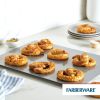 GOLDENBAKE 15.5x20 Inch Nonstick Jumbo Cookie Sheet, Dishwasher Safe and Oven Safe to 450°F, Light Gray