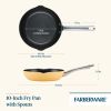 Style 10 Inch Nonstick Cookware Frying Pan, Dishwasher Safe and Oven Safe to 500°F, Yellow