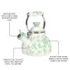 Agatha Enamel on Steel 2.0-Quart Whistling Tea Kettle, Green