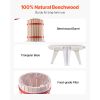 4.75 Gal/18L Fruit Wine Press, Solid Wood Basket with 8 Blocks, Heavy Duty Manual Juice Maker