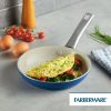 Vibrance 8 Inch Ceramic Nonstick Frying Pan, Dishwasher Safe and Oven Safe to 500°F, Blue