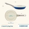 Vibrance 8 Inch Ceramic Nonstick Frying Pan, Dishwasher Safe and Oven Safe to 500°F, Blue