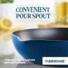 Style 10 Inch Nonstick Frying Pan / Skillet, Dishwasher Safe and Oven Safe to 500°F, Blue