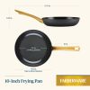 Forged Induction 10 Inch Ceramic Nonstick Frying Pan, Dishwasher Safe and Oven Safe to 500°F, Black