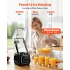 Blender, 68 oz Professional Countertop Blenders with Shield, 2200W 26000RPM Kitchen Food Processor Combo, Self-Cleaning, Speed Adjustable