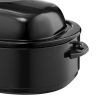 Roaster Oven, 18QT Fast-Cooking Turkey Roaster, 150-450 Fahrenheit Adjustable Temp Turkey Oven with Self-Basting Lid, Removable Pan and Rack