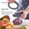 Manual Pull Food Chopper and Processor, Charcoal