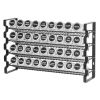 Spice Rack Organizer for Cabinet, Spice Organizer with 36 Empty Spice Jars, Lids, Spice Labels, and Funnel Complete Set