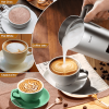300ml Fully Automatic Milk Heater 300W Multifunction Cold / Hot Latte Milk foam LED Touch Control 360° Rotary Base SUS304 without BPA adjustable tempe