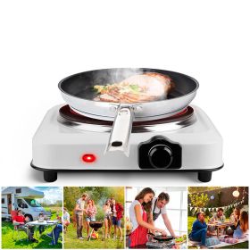 Portable Heating Hot Plate Stove for Home RV Camp (Type: Kitchen Supplies, Color: White)