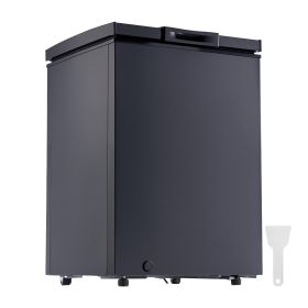 Chest Freezer, 3.3 Cu.ft Compact Deep Freezer (Capacity: 3.25 cu ft, Color: Black)