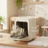 Baby Bottle Washer, Sterilizer and Dryer Pro Cleaning Machine with 360° Dual Spray Arms, Steam Sterilization, Drying Function