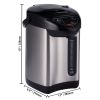 Hot Water Dispenser, Adjustable 4 Temperatures Water Boiler and Warmer, 304 Stainless Steel Countertop Water Heater, 3-Way Dispense for Tea